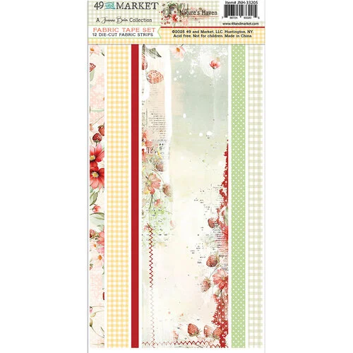 49 and Market - Nature's Haven Collection - Fabric Tape Set 1 49 and Market - Nature's Haven Collection - Fabric Tape Set