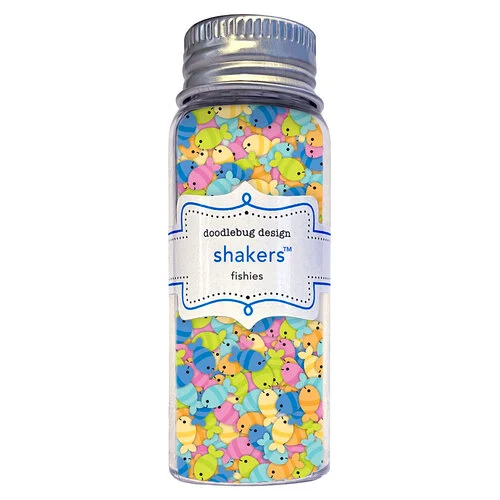 Doodlebug Design - Summer Fun Collection - Shakers - Fishies 1 Doodlebug Design - Summer Fun Collection - Shakers - Fishies