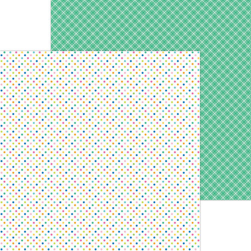 Doodlebug Design - Summer Fun Collection - 12 x 12 Double Sided Paper - Polka Dot Bikini 1 Doodlebug Design - Summer Fun Collection - 12 x 12 Double Sided Paper - Polka Dot Bikini