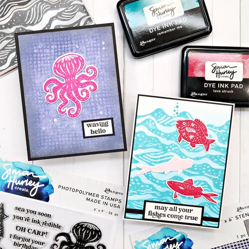 Ranger Ink - Simon Hurley - Stamp and Stencil Bundle