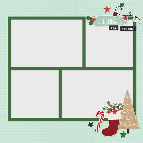 Simple Stories - All Wrapped Up Collection - Simple Pages - Page Pieces