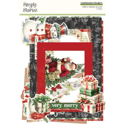 Simple Stories - Simple Vintage Believe Collection - Chipboard Frames