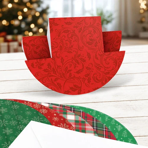 Katy Sue Designs - Cards and Envelopes Set - Christmas Stepper Rocker