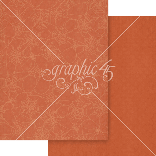 Graphic 45 - Ghostly Greetings Collection - 8.5 X 11 Patterns And Solids Paper Pack