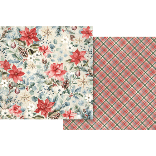 Graphic 45 - Deck The Halls Collection - 12 X 12 Double Sided Paper - Mistletoe Kisses