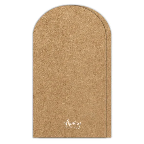 Mintay Papers - Greeting Card Base - Arch - Kraft 1 Mintay Papers - Greeting Card Base - Arch - Kraft