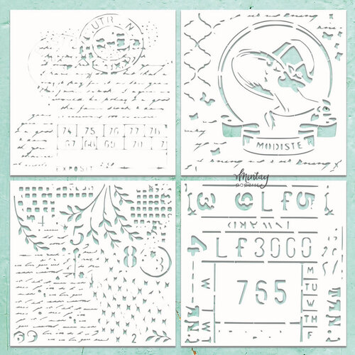 Mintay Papers - Embellishments - Chippies - Patterns 3 1 Mintay Papers - Embellishments - Chippies - Patterns 3