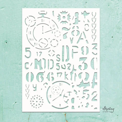 Mintay Papers - 6 x 8 Stencils - Mixed 10