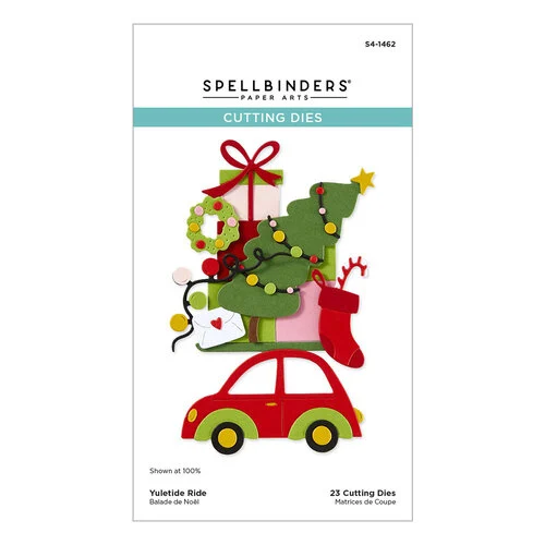 Spellbinders - Wonderland Collection - Etched Dies - Yuletide Ride 2 Spellbinders - Wonderland Collection - Etched Dies - Yuletide Ride