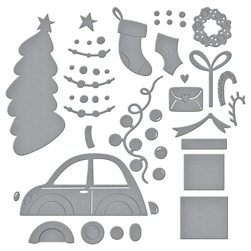 Spellbinders - Wonderland Collection - Etched Dies - Yuletide Ride 3 Spellbinders - Wonderland Collection - Etched Dies - Yuletide Ride