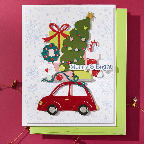 Spellbinders - Wonderland Collection - Etched Dies - Yuletide Ride 6 Spellbinders - Wonderland Collection - Etched Dies - Yuletide Ride