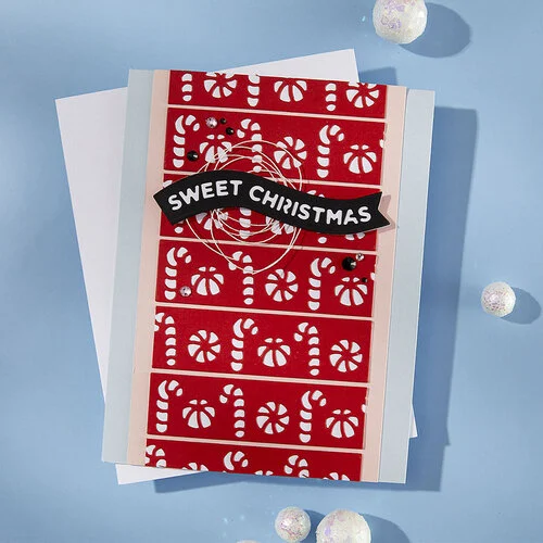 Spellbinders - Candy Christmas Collection - Etched Dies - Sweet Borders 6 Spellbinders - Candy Christmas Collection - Etched Dies - Sweet Borders