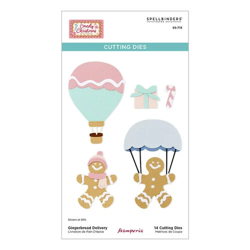 Spellbinders - Candy Christmas Collection - Etched Dies - Gingerbread Delivery 2 Spellbinders - Candy Christmas Collection - Etched Dies - Gingerbread Delivery