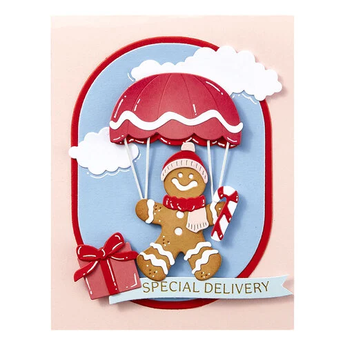 Spellbinders - Candy Christmas Collection - Etched Dies - Gingerbread Delivery 5 Spellbinders - Candy Christmas Collection - Etched Dies - Gingerbread Delivery