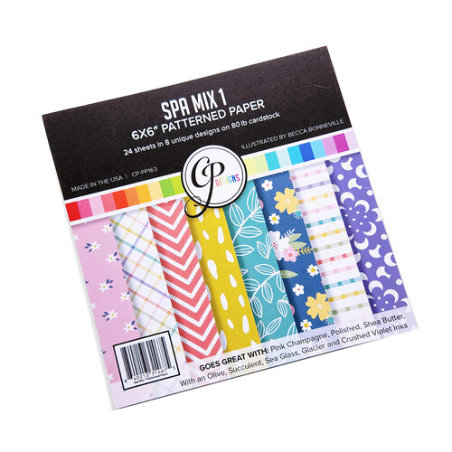 Catherine Pooler Designs - Spa Collection - 6 x 6 Patterned Paper Pack - Spa Mix 1