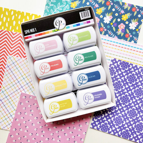 Catherine Pooler Designs - Spa Collection - 6 x 6 Patterned Paper Pack - Spa Mix 1