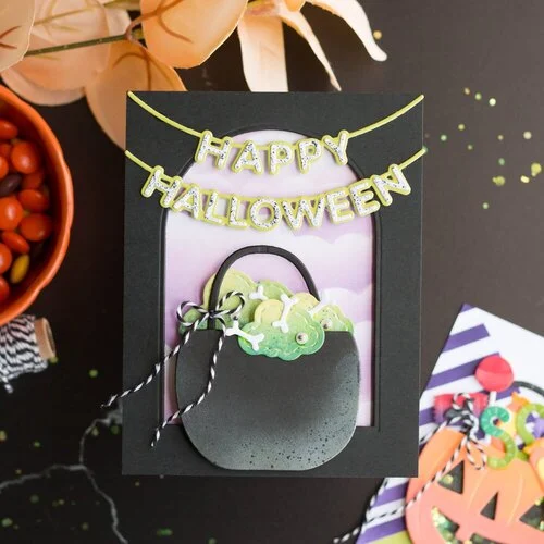 Scrapbook.com - Tricks and Treats Bundle - Dies, Paper, Stamps