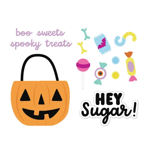 Scrapbook.com - Tricks and Treats Bundle - Dies, Paper, Stamps