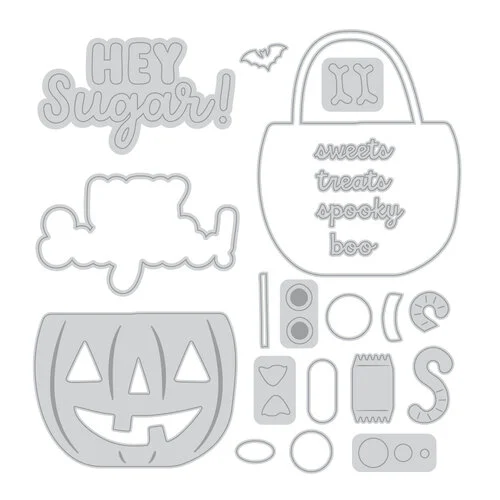 Scrapbook.com - Tricks and Treats Bundle - Dies, Paper, Stamps