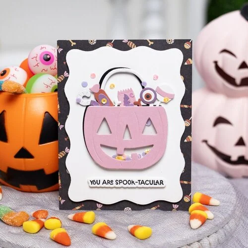 Scrapbook.com - Tricks and Treats Bundle - Dies, Paper, Stamps