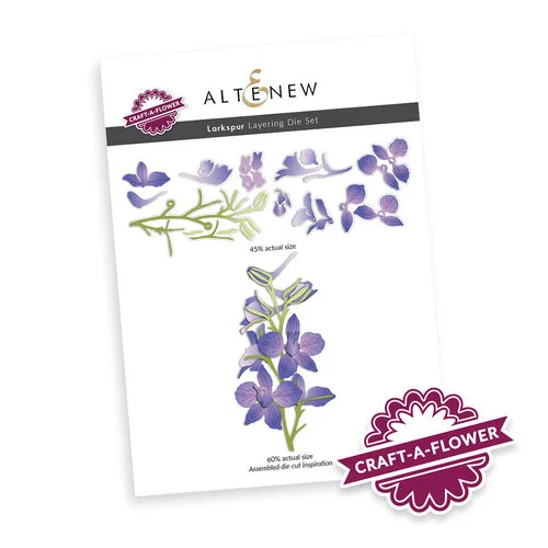 Altenew - Layering Dies - Craft-A-Flower - Larkspur 1 Altenew - Layering Dies - Craft-A-Flower - Larkspur