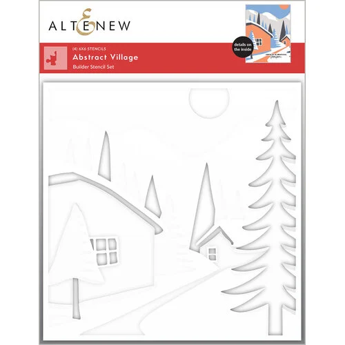 Altenew - Stencils - Abstract Village