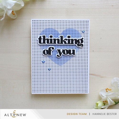 Altenew - Press Plate - Essential Textures - Delightfully Dotty