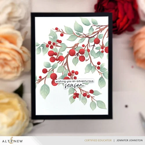 Altenew - 3D Embossing Folder - Lush Berry Branch 2 Altenew - 3D Embossing Folder - Lush Berry Branch