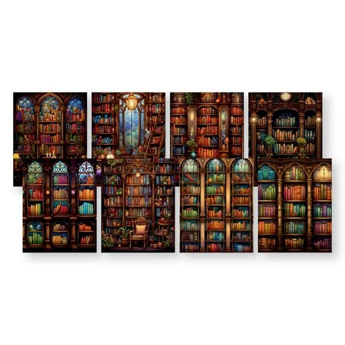 Brutus Monroe - Page Turner Collection - Card Panels - Magical Library