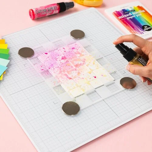 Scrapbook.com - Magnetic Glass Mat with Grids - 13 x 13 - Includes 4 Magnets 5 Scrapbook.com - Magnetic Glass Mat with Grids - 13 x 13 - Includes 4 Magnets