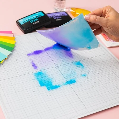 Scrapbook.com - Magnetic Glass Mat with Grids - 13 x 13 - Includes 4 Magnets 7 Scrapbook.com - Magnetic Glass Mat with Grids - 13 x 13 - Includes 4 Magnets