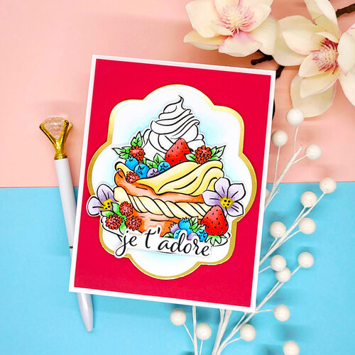 LDRS Creative - Cozy Corners Collection - Dies - Rounded Rectangle Frame