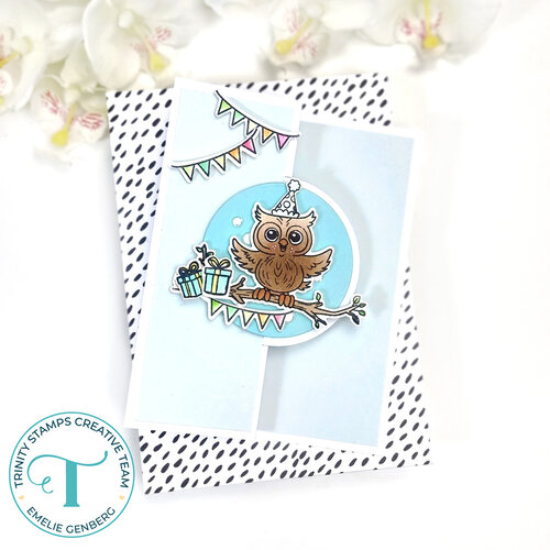 Trinity Stamps - Stencil Mask - Hoot Hoot Hooray