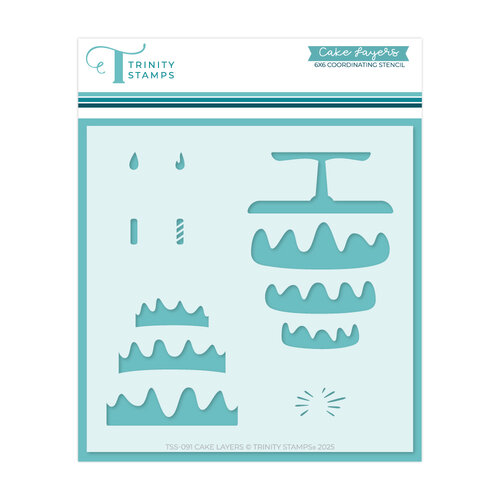Trinity Stamps - Layering Stencils - Cake Layers