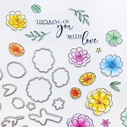 Catherine Pooler Designs - Studio Classics Collection - Dies - With Love Floral