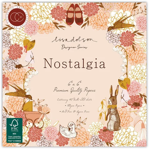 Craft Consortium - Nostalgia Collection - 6 x 6 Paper Pad 1 Craft Consortium - Nostalgia Collection - 6 x 6 Paper Pad