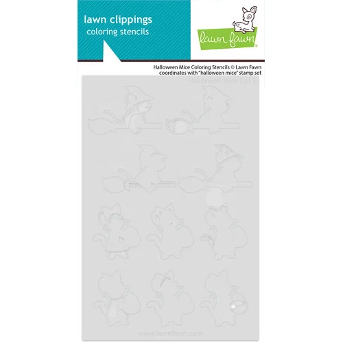 Lawn Fawn - Stencils - Halloween Mice 1 Lawn Fawn - Stencils - Halloween Mice