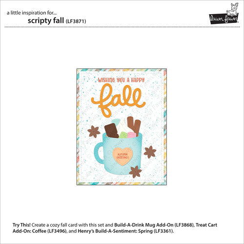 Lawn Fawn - Lawn Cuts - Dies - Scripty Fall 2 Lawn Fawn - Lawn Cuts - Dies - Scripty Fall
