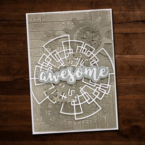 Paper Rose - 3D Embossing Folder - Wood Panels 3 Paper Rose - 3D Embossing Folder - Wood Panels