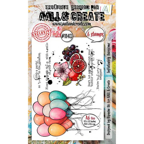AALL and Create - Clear Photopolymer Stamps - Inflateably Awesome