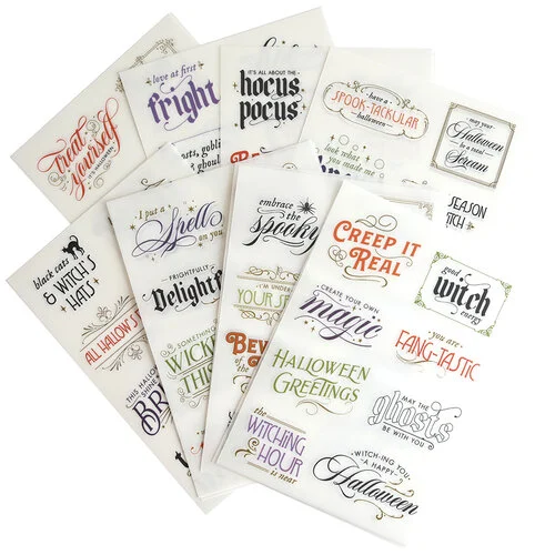 Anna Griffin - Rub-On Transfers - Spellbound Sentiment