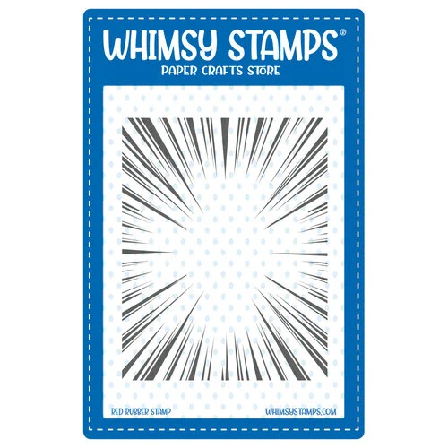 Whimsy Stamps - Cling Mounted Rubber Stamps - Burst Background 1 Whimsy Stamps - Cling Mounted Rubber Stamps - Burst Background