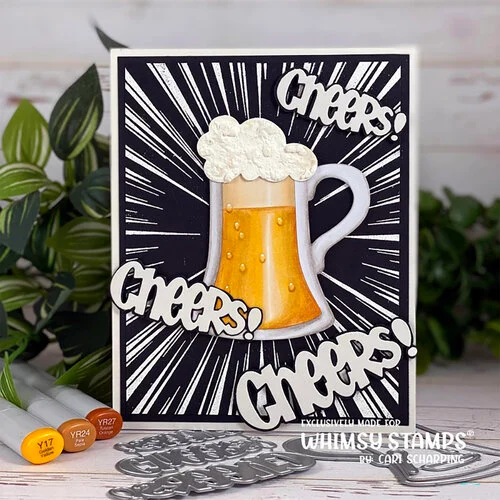 Whimsy Stamps - Cling Mounted Rubber Stamps - Burst Background 5 Whimsy Stamps - Cling Mounted Rubber Stamps - Burst Background