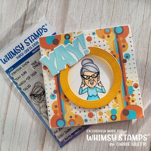 Whimsy Stamps - 6 x 6 Paper Pack - Retro Vibes