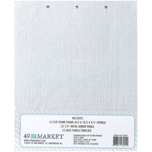 49 and Market - Foundations Collection - Flip Stand Frame - Grey