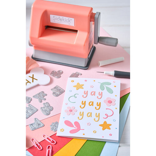 Sizzix - Letters by Shells - Thinlits Dies - Simple Letters