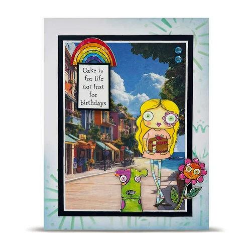 AALL and Create - Weathered Wanderings Collection - A6 Paper Pack - Sun-Kissed Streets