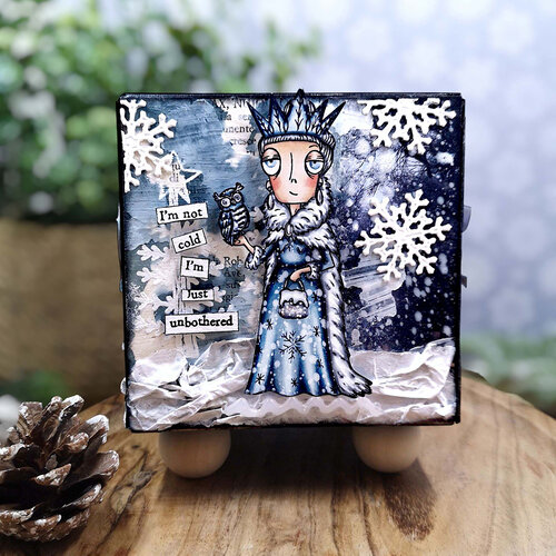 AALL and Create - Weathered Wanderings Collection - A6 Paper Pack - Snowfall & Stains