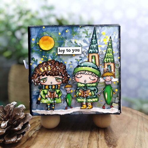 AALL and Create - Weathered Wanderings Collection - A6 Paper Pack - Snowfall & Stains