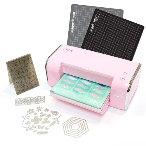 Sizzix - Big Shot Switch Plus Machine Die Cutting Bundle - Cherry Blossom - Magic Mat and Magnetic Mat